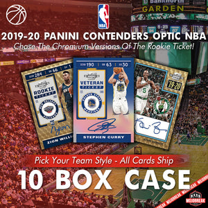 2019-20 Panini Contenders Optic NBA 10 Box Case PYT #16