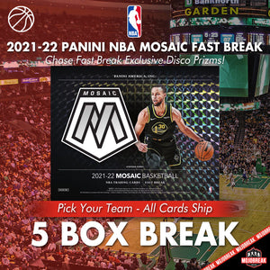 2021-22 Panini Mosaic NBA Fast Break 5 Box Pick Your Team #11