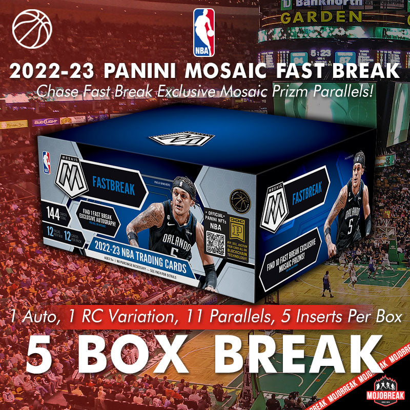 2022-23 Panini Mosaic Fast Break NBA 5 Box Pick Your Team #2