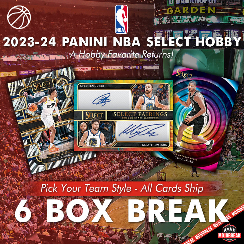 2023-24 Panini Select NBA Hobby 6 Box Pick Your Team #14