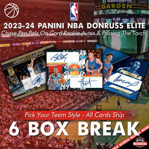 2023-24 Panini Donruss Elite NBA Hobby 6 Box Pick Your Team #16