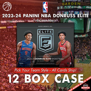 2023-24 Panini Donruss Elite NBA Hobby 12 Box Case Pick Your Team #3