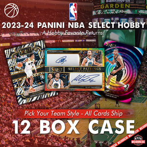 2023-24 Panini Select NBA Hobby 12 Box Case Pick Your Team #3