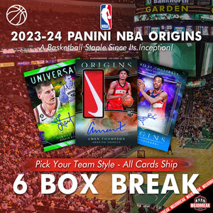 2023-24 Panini Origins NBA Hobby 6 Box Pick Your Team #7