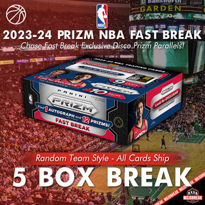 2023-24 Panini Prizm NBA Fast Break 5 Box Random Team #4