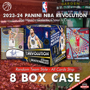 2023-24 Panini Revolution NBA Hobby 8 Box Case Random Team #6