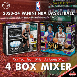 2023-24 Select & Crown Royale NBA 4 Box Mixer Pick Your Team #3