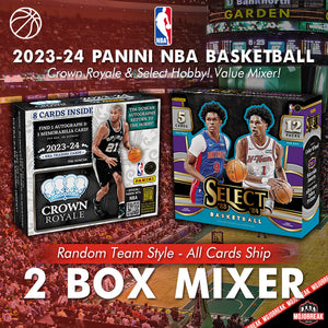 2023-24 Panini Select & Crown Royale NBA 2 Box Random Team #2