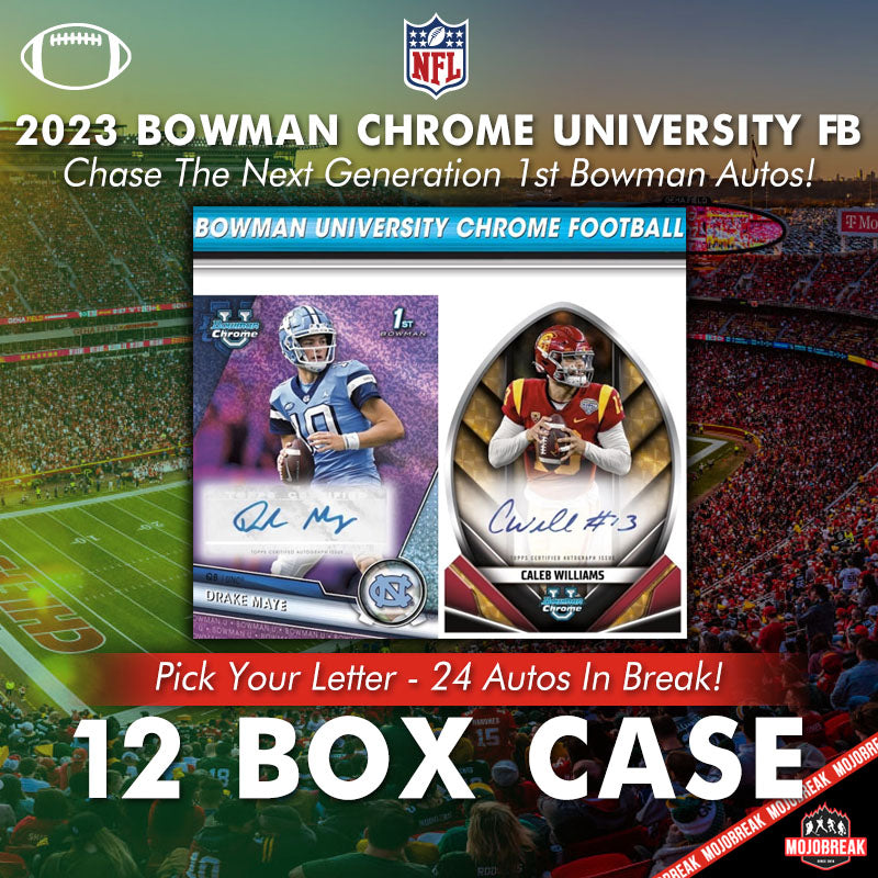 2022 Bowman Chrome University Football Hobby Box – Mojobreak Shop