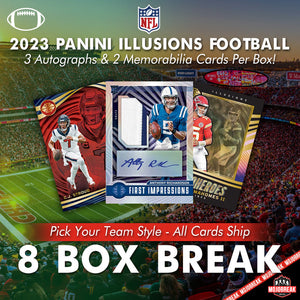 2023 Panini Illusions NFL Hobby 8 Box Pick Your Team #6