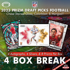 2023 Prizm Draft Picks NFL 4 Box Random Team #17