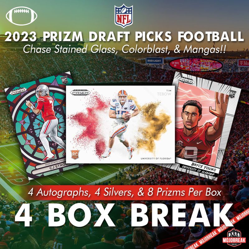 2023 Panini Prizm Draft Picks Football Hobby 16-Box Case