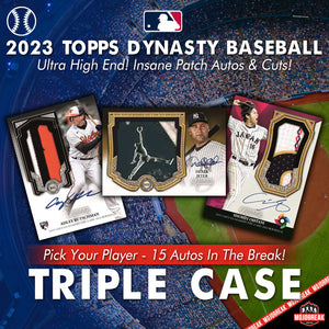 2023 Topps Dynasty Baseball Triple Case 15 Box Pick Your Player #1 (Listing 1 Of 2)