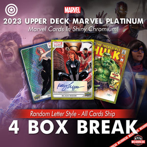 2023 Upper Deck Marvel Platinum 4 Box Random Letter #9