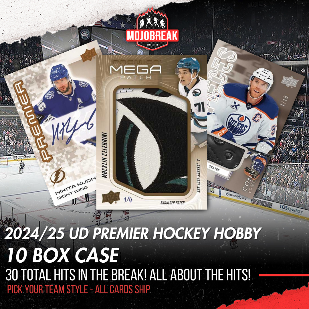 2024-25 Upper Deck Premier Hockey 10 Box Case Pick Your Team #2