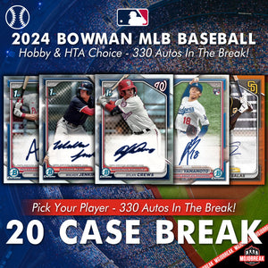 2024 Bowman Baseball 20 Case 150 Box Pick Your Player #1 (Listing 2 Of 2)
