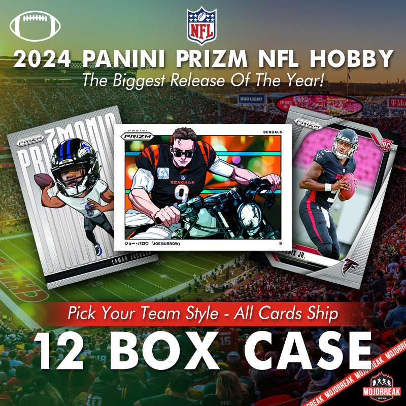 2024 Panini Prizm NFL Hobby 12 Box Case Pick Your Team 2