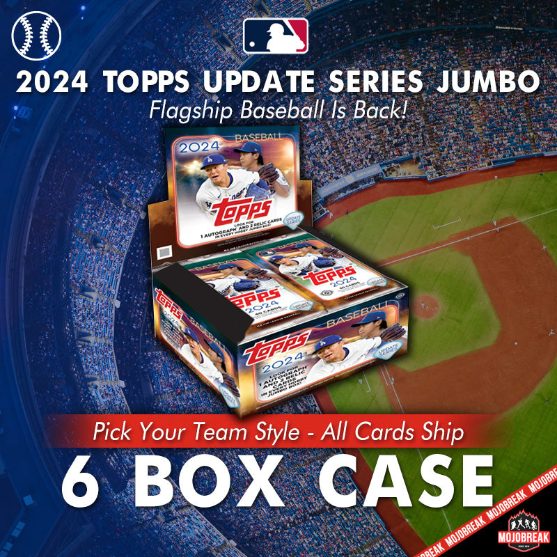 2024 Topps Update Series Baseball Jumbo 6 Box Case Pick Your Team 8
