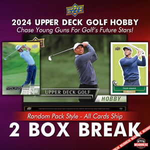 2024 Upper Deck Golf Hobby 2 Box Random Pack #5 ($14.99 A Spot!)