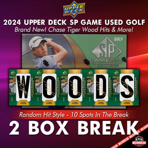 2024 Upper Deck SP Game Used Golf 2 Box Hit Random #13