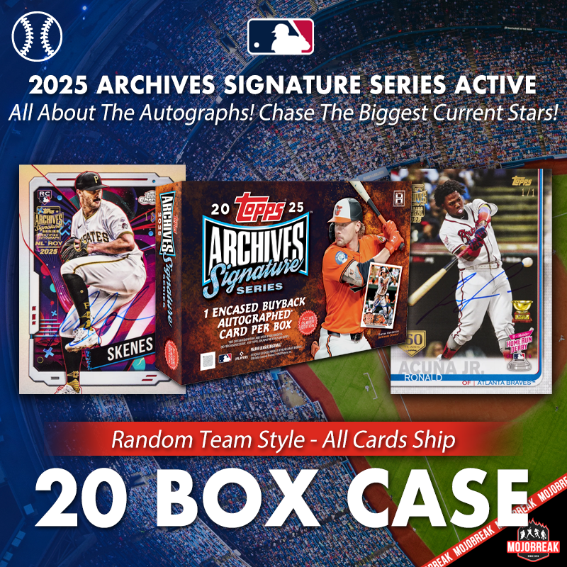 Box+デッキ+パック Topps - Topps Archives Signature Series 2025 2025 Topps Archives Signature Series Active Baseball Box