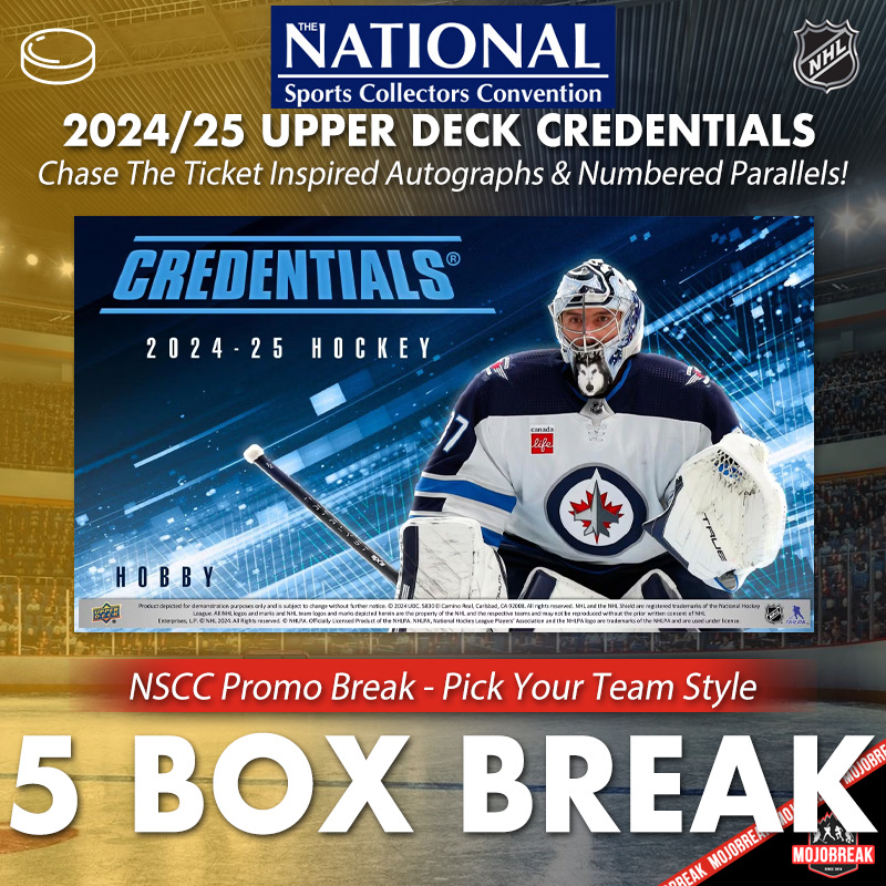 NSCC #196 2024/25 Upper Deck Credentials Hockey Box Break Pick You