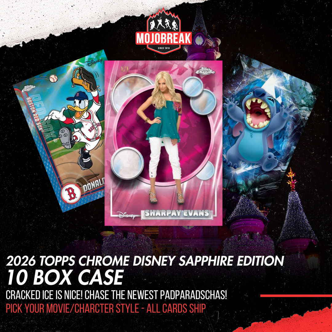 ズートピア 2026 Topps Chrome Sketch 10 years 2026 Topps Chrome Disney Sapphire Edition 10 Box Case Pick Your Movie/