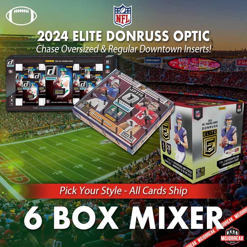 202324 Panini Elite Donruss Costco Bundle & Optic NFL 6 Box Mixer Pic