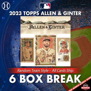 23' Topps Allen & Ginter Hobby MLB 6 Box RT #1