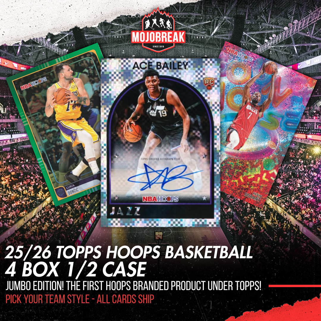 2025/26 Topps NBA Hoops Basketball Jumbo 4 Box Break Pick Your Team #1