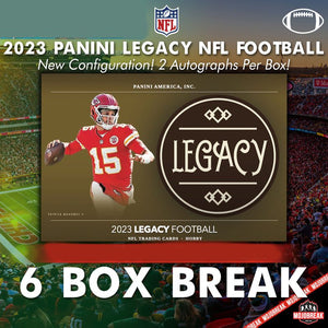 2023 Legacy NFL Hobby 6 Box PYT #9