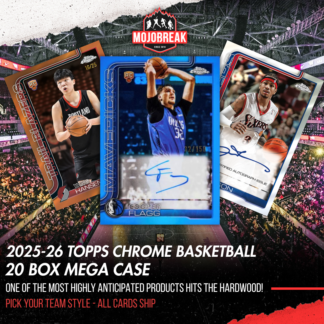 2025/26 Topps Chrome Basketball Mega 20 Box Case Pick Your Team #2