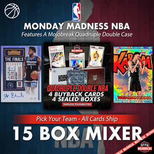 Monday Madness Quad Double NBA 15 Box Monster Mixer Pick Your Team #9