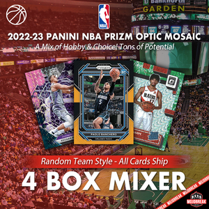 2022-23 Prizm Optic Mosaic NBA 4 Box Mixer Random Team #1