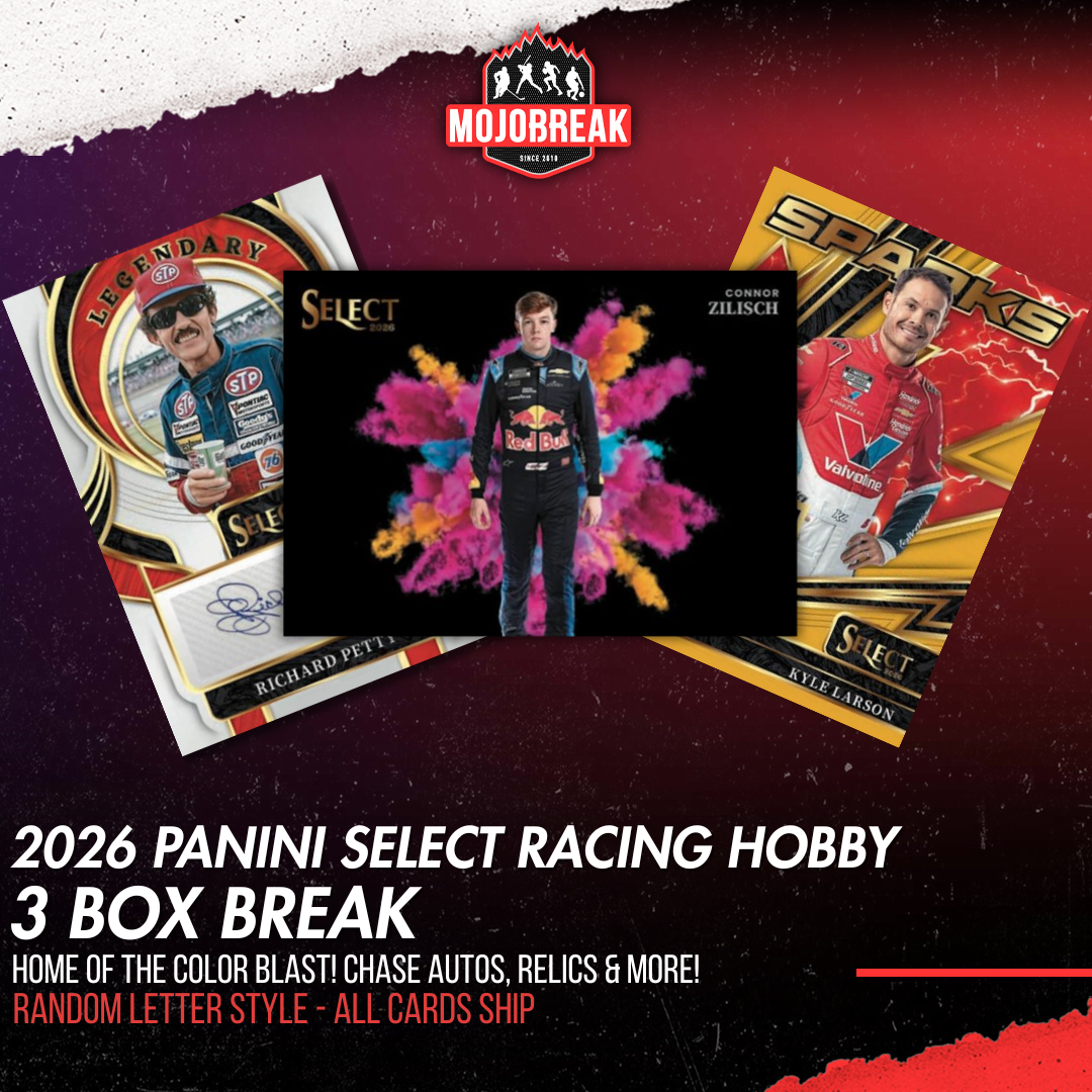 2026 Panini Select Racing Hobby 3 Box Random Letter #4