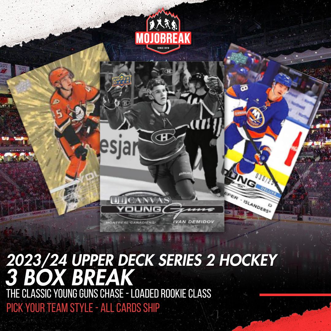 2025/26 Upper Deck Series 2 Hockey 3 Box Pick Your Team #1