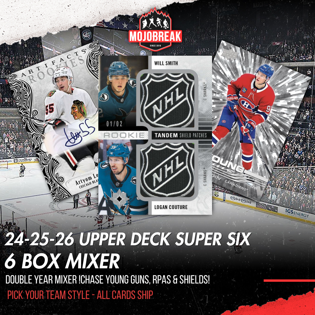 2024-25-26 Upper Deck Super Six Hockey 6 Box Mixer Pick Your Team #1