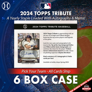 2024 Topps Tribute MLB 6 Box Case Pick Your Team #6
