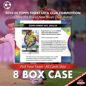 2023-24 Topps Finest UEFA Club Competition Soccer 8 Box Case Pick Your Team #9