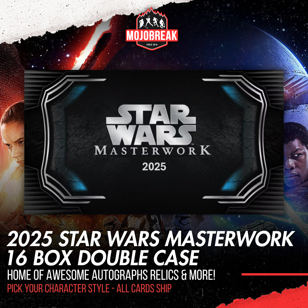 2025 Topps Star Wars Masterwork Hobby 16 Box Double Case Pick Your Cha