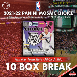 2021-22 Panini Mosaic NBA Choice 10 Box Pick Your Team #3