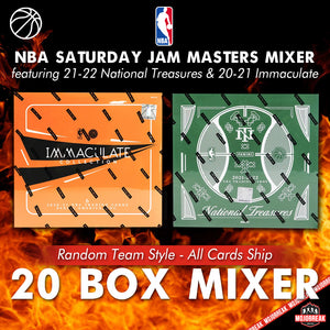 NBA National Immaculate Jam Masters 20 Box Mixer Random Team #86