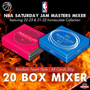 NBA Immaculate Jam Masters 20 Box Mixer Random Team #89