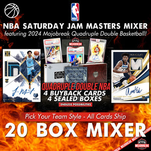 NBA Mojo Quad Double Jam Masters 20 Box Mixer Pick Your Team #88