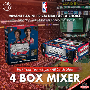 2023-24 Prizm NBA Fast & Choice 4 Box Mixer Pick Your Team #15