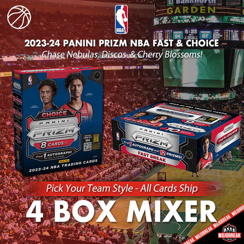 2023-24 Prizm NBA Fast & Choice 4 Box Mixer Pick Your Team #2