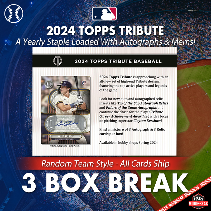 MLB 2024 Topps Tribute Baseball Box 3 27入荷！！大谷選手・山本由伸 ...