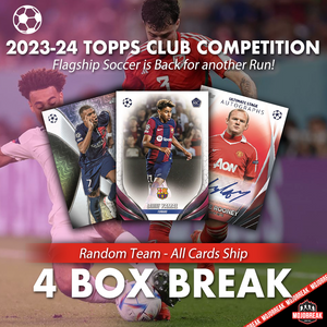 2023-24 Topps UEFA Club Competitions Soccer 4 Box Random Team #2