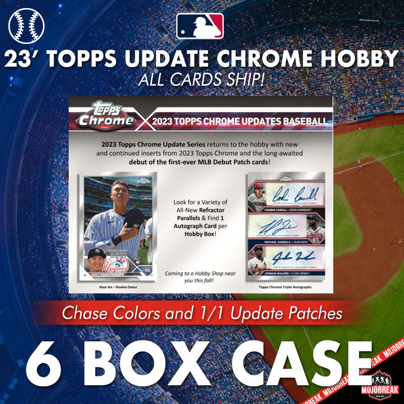 2023 Topps Chrome Update Series Baseball Hobby Box