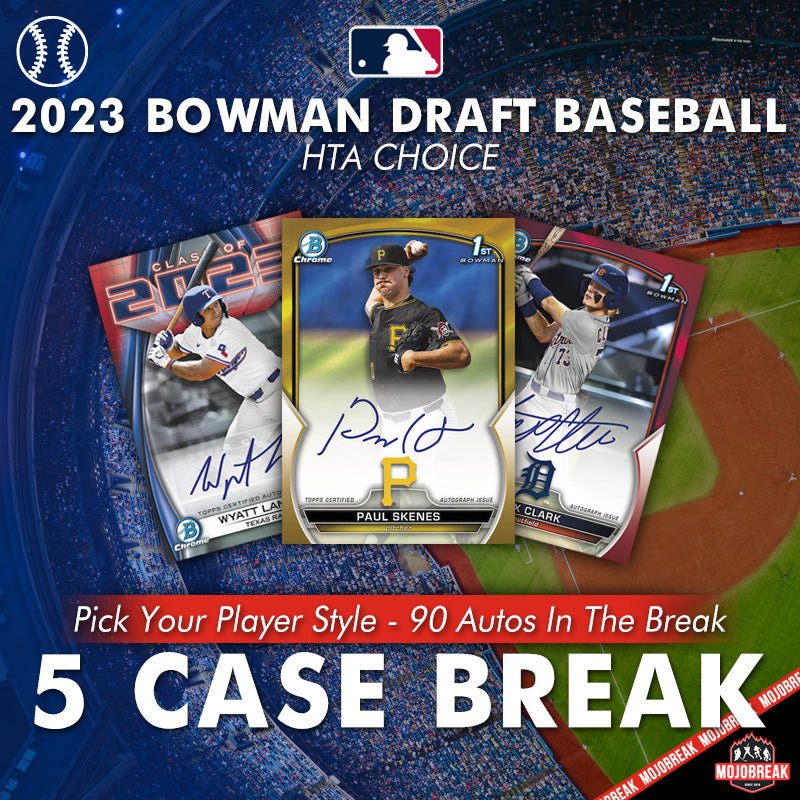 2023 Bowman Draft HTA Choice Baseball 5 Case Pick Your Player